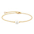 Gold Chain Pearl Bracelet – 18K Plated Stainless Steel