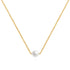 Necklace, 18K Gold Plated Steel