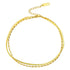 Dual Chain Gold Bracelet – 18K Plated Stainless Steel