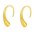 Earrings, 18K Gold Plated Steel