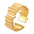 Ring, 18K Gold Plated Steel