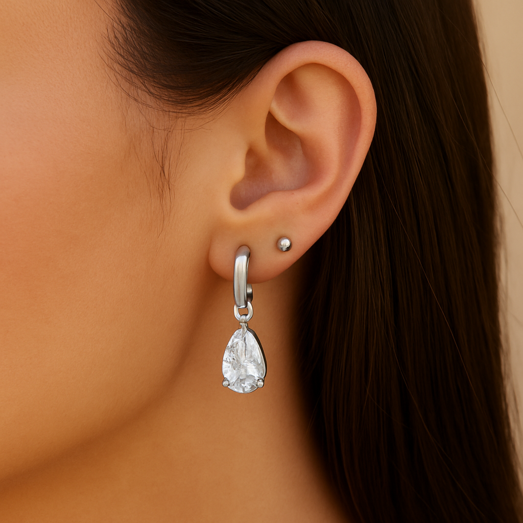 Golden Classic Ball Stud Earrings