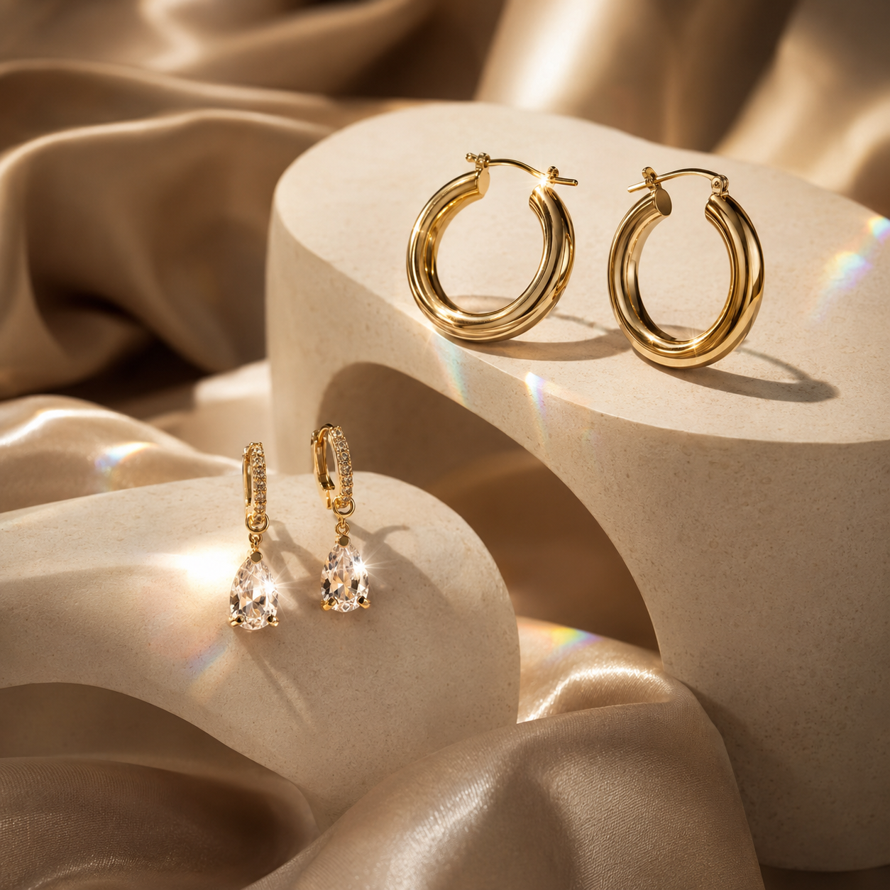 Nyaara elegant gold earrings collection Australia