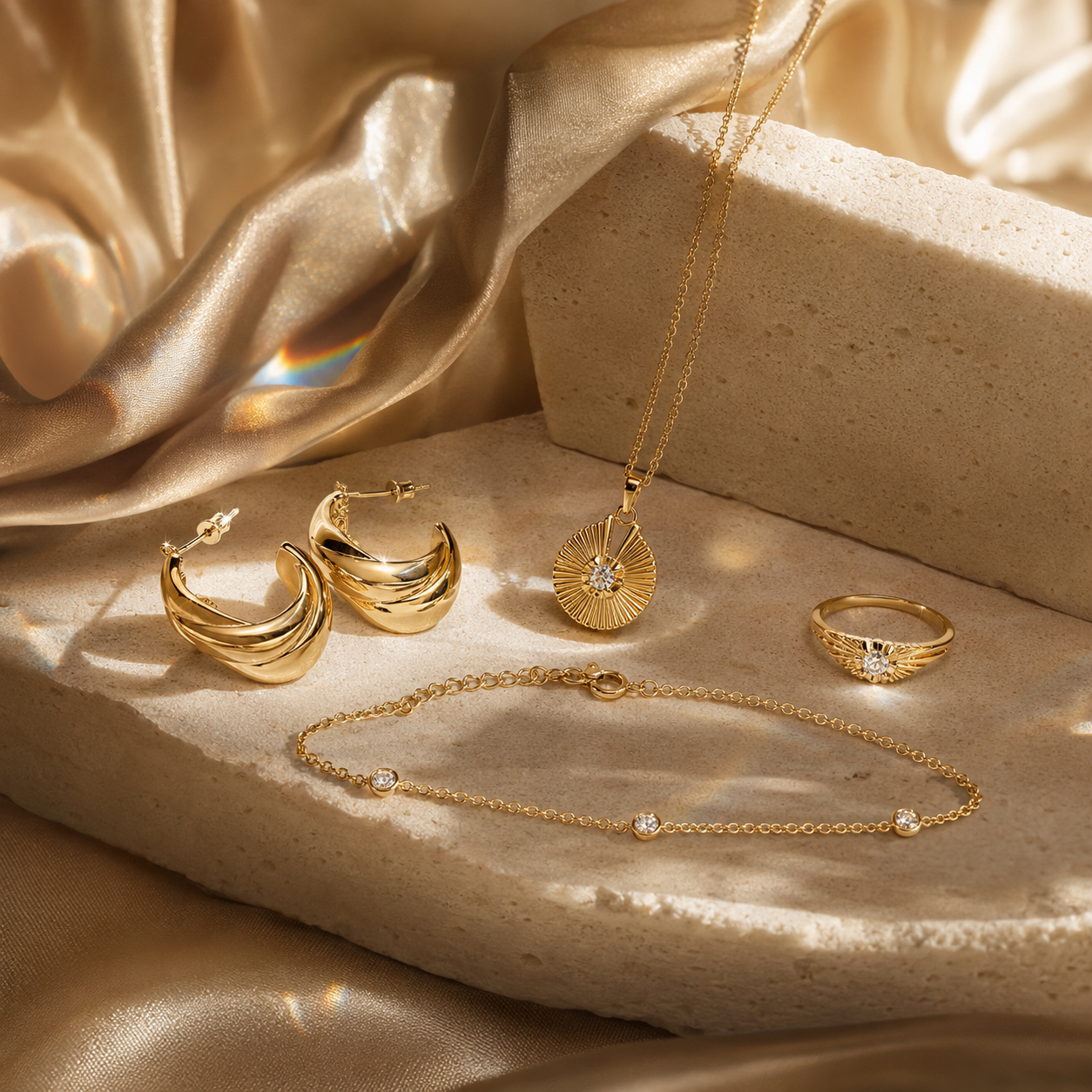 Nyaara Signature Edit refined gold jewellery collection Australia