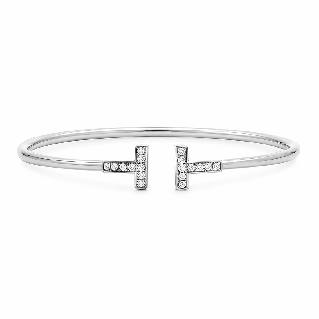 Radiant T-Bar Diamond Bracelet