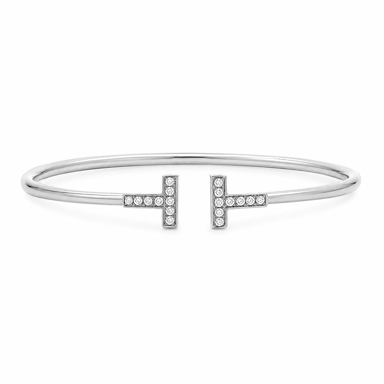 Radiant T-Bar Diamond Bracelet