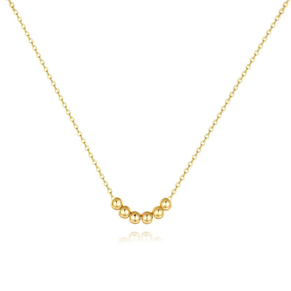 Necklace, 18K Gold Plated Steel