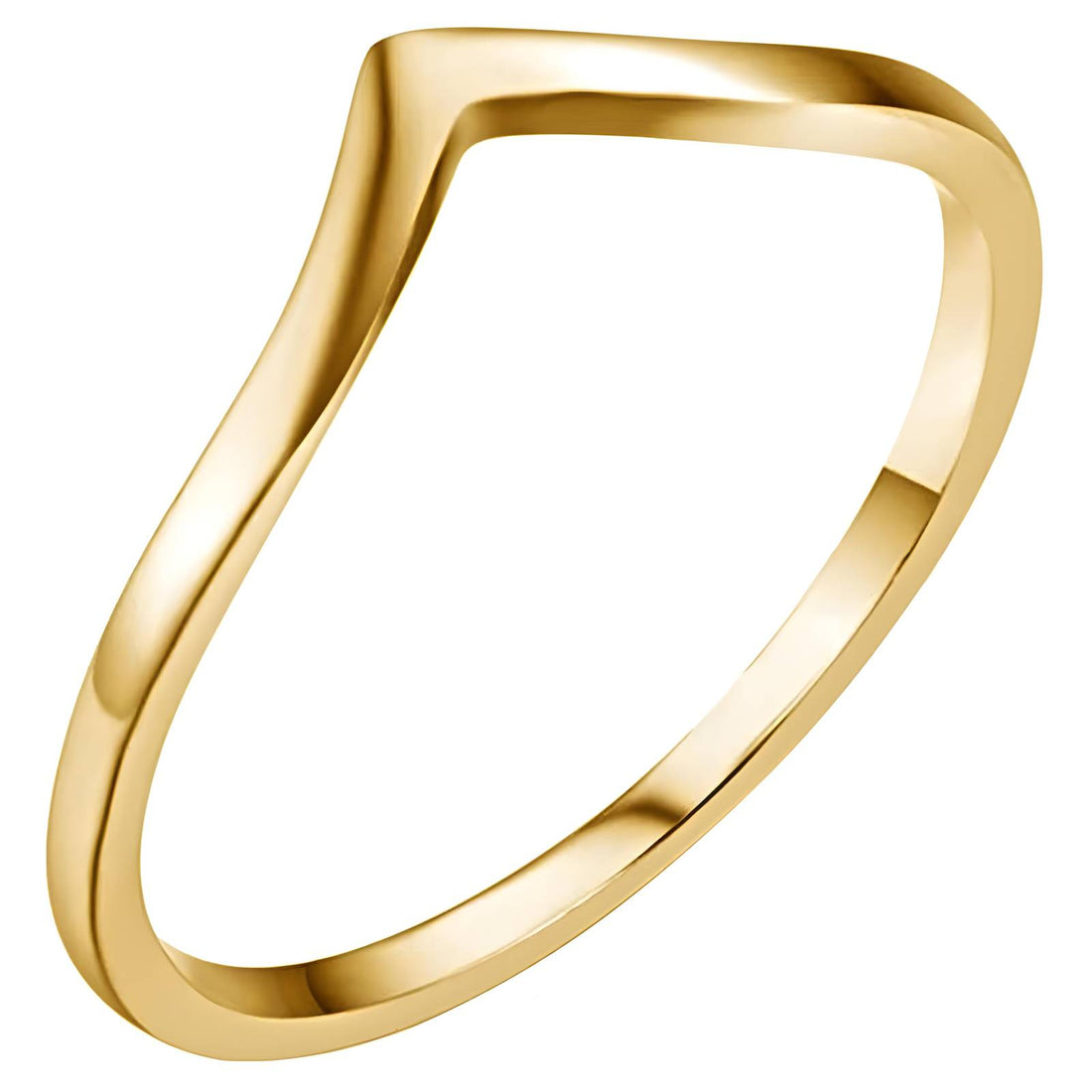 Ring, 18K Gold Plated Steel