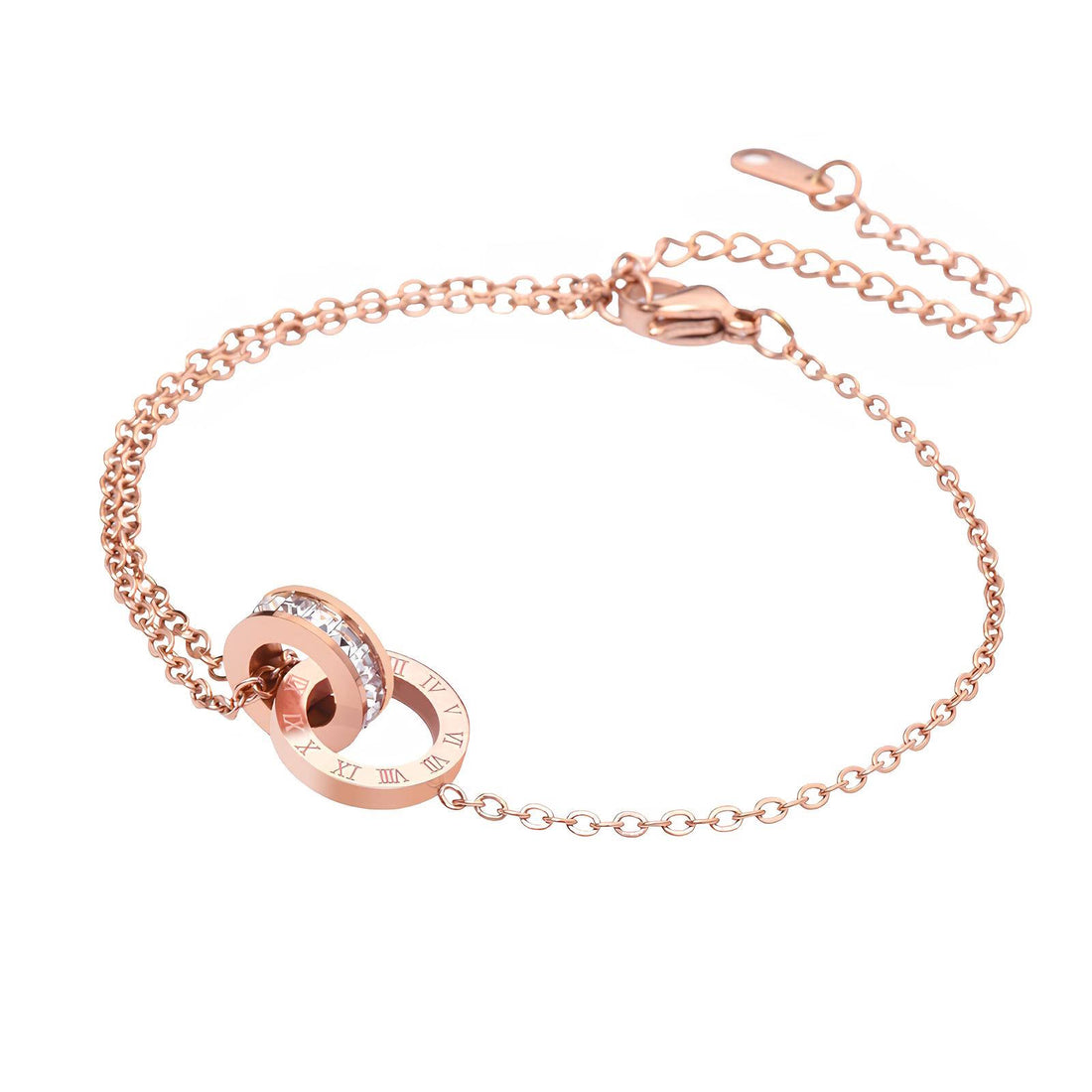 Rose Gold Anklet – 18K Plated Steel