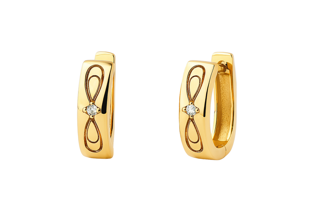 Stainless Steel Round Hoop Earrings