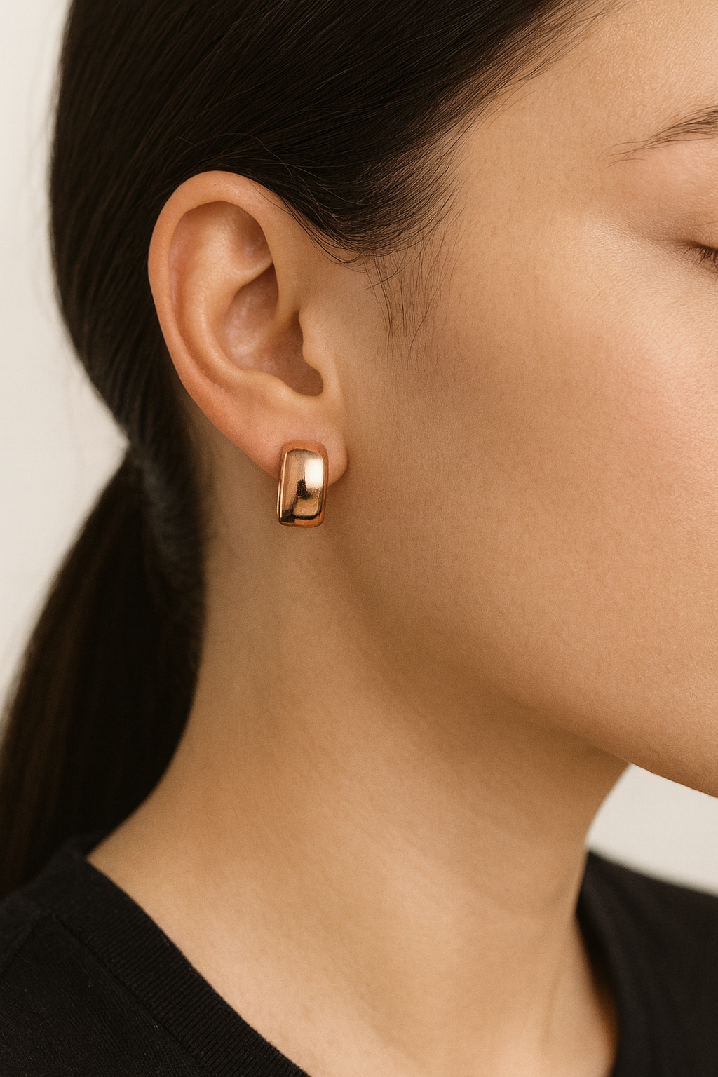 Copper hoop Earrings